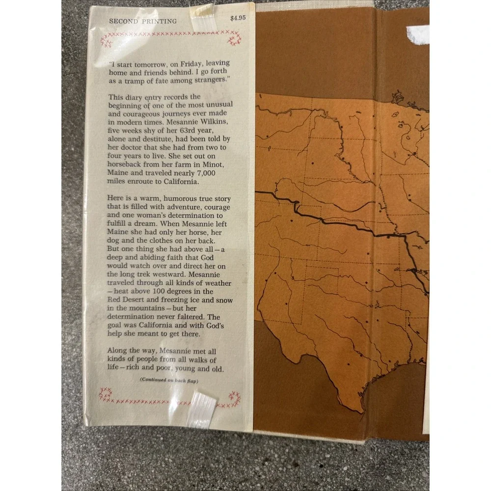 Last Of The Saddle Tramps March(1967)Second Print Messanie Wilkins W/Dust Jacket